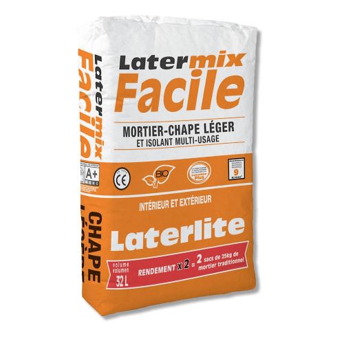 Latermix Facile: Lightweight semi-dry screed
