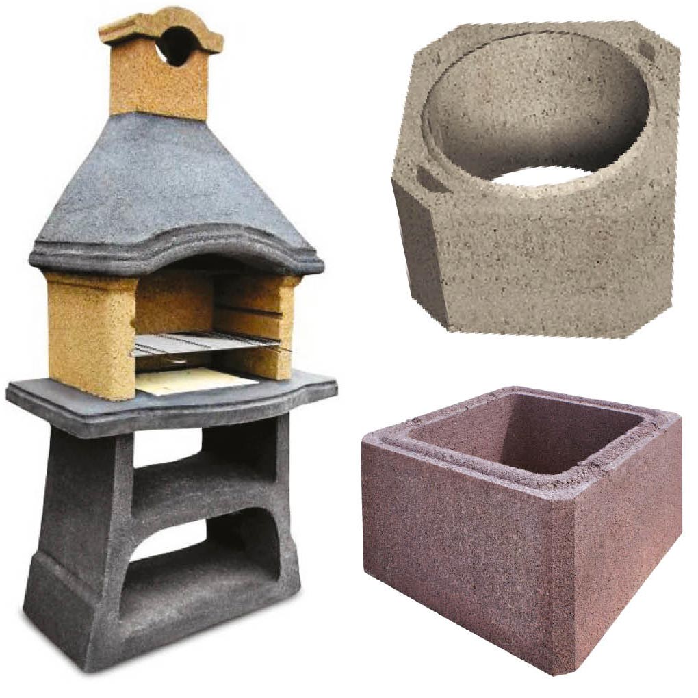 Precast refractory products