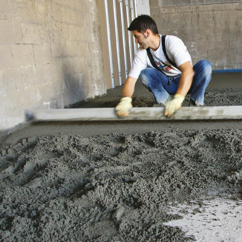 Semi-Dry Mortar and Flowing Self-Levelling Screed Mixes